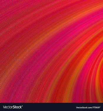 Red abstract curved background vector image