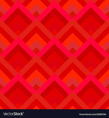 Red abstract diagonal shape tile mosaic pattern vector image