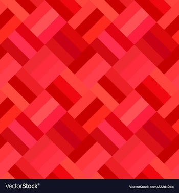 Red abstract diagonal tile mosaic pattern vector image