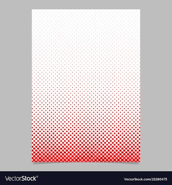 Red abstract dot pattern brochure background vector image