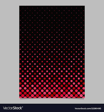 Red abstract dot pattern brochure background vector image