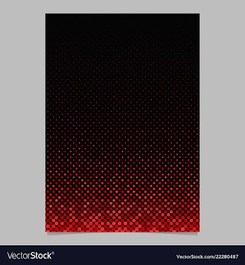 Red abstract dot pattern brochure background vector image