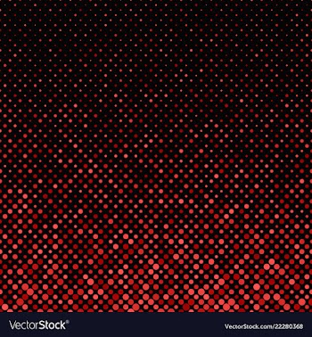 Red abstract geometrical dot pattern - snowfall vector image