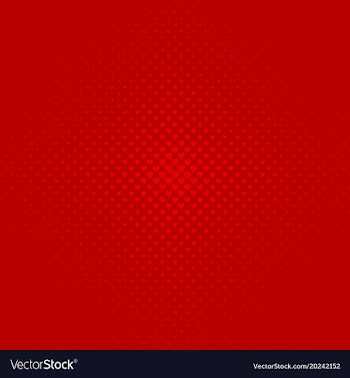 Red abstract halftone heart background pattern vector image