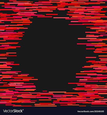 Red abstract horizontal stripe background design vector image