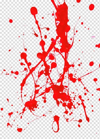 Red abstract paint illustration, Red Paint Splatter transparent background PNG clipart
