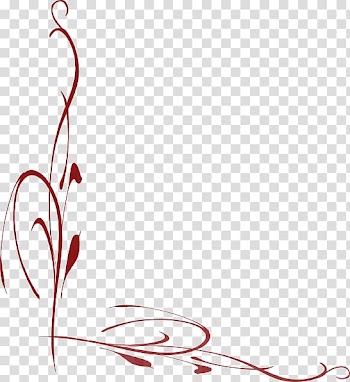 Red abstract painting, Maroon , Maroon Border Frame transparent background PNG clipart