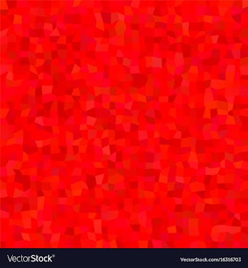 Red abstract polygon mosaic pattern background vector image
