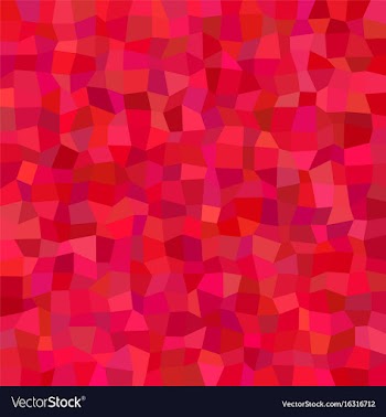 Red abstract rectangle tile mosaic background vector image