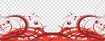 Red abstract , Red Line Euclidean , Red Line border transparent background PNG clipart
