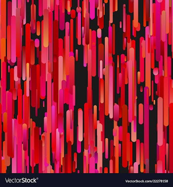 Red abstract repeating gradient vertical rounded vector image