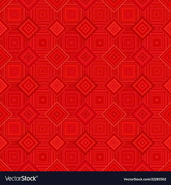 Red abstract seamless diagonal square pattern vector image