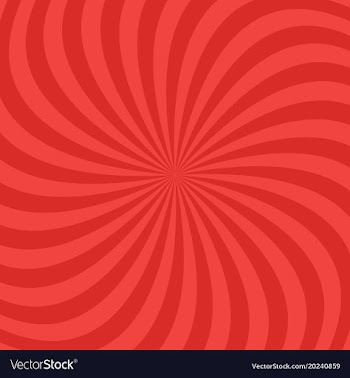 Red abstract spiral ray pattern background vector image