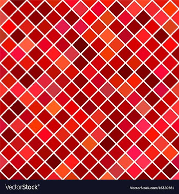 Red abstract square pattern background vector image