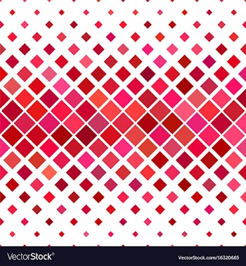 Red abstract square pattern background vector image