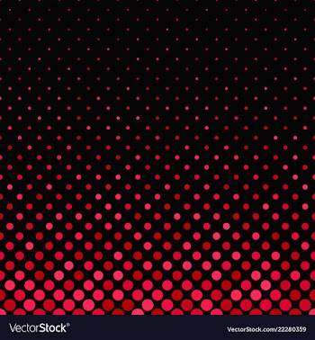 Red abstractal dot pattern background vector image