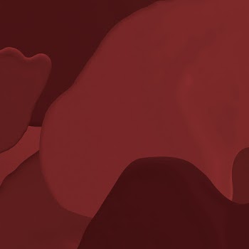 Red acrylic paint texture background with design space