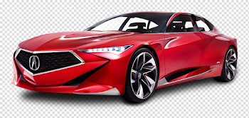 Red Acura Precision Car PNG Image - PngPix