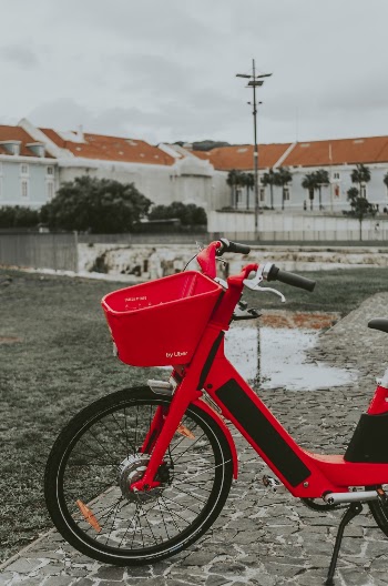 Red and Black Bike