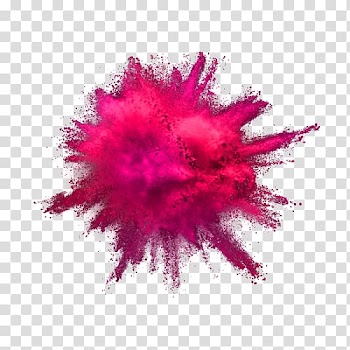 Red and black illustration, Dust explosion Color Powder, Pink Colored Smoke transparent background PNG clipart