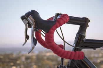 Red and Black Road Bicycle