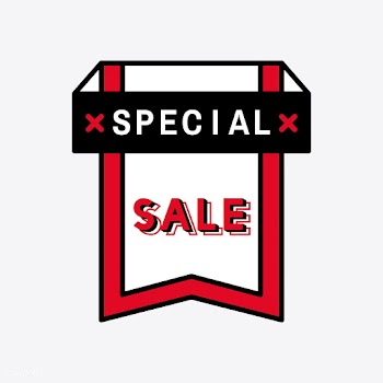 Red and black sale badge design | Free stock vector - 464196