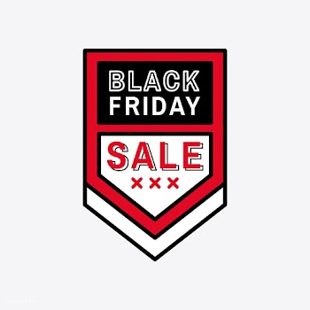 Red and black sale badge design | Free stock vector - 464204