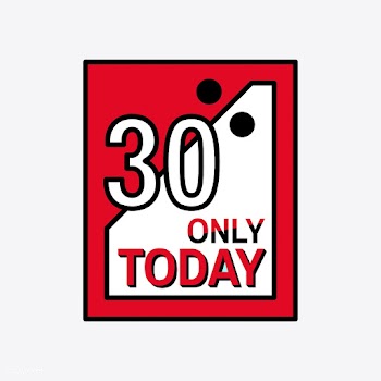 Red and black sale badge design | Free stock vector - 464207