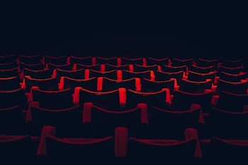 red and black theater seats