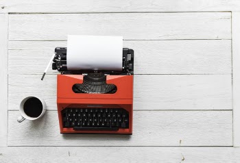 Red and Black Typewriter