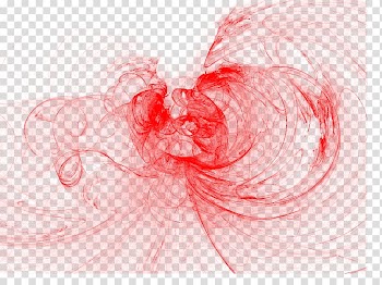 Red and blue abstract painting, Light Red Smoke, Red smoke material transparent background PNG clipart