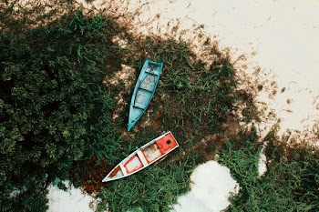 Red And Blue Boats