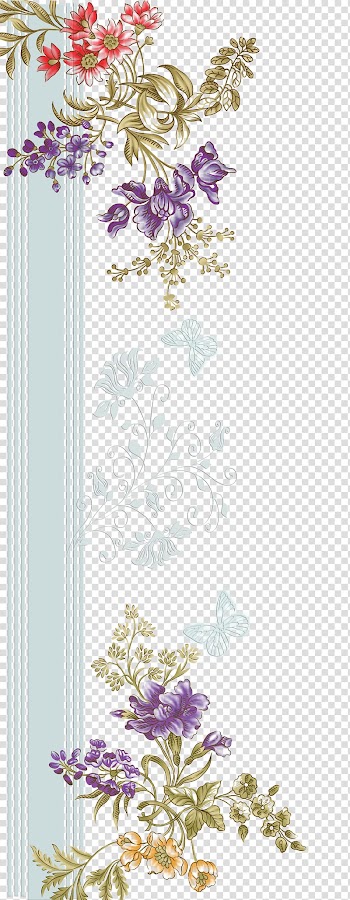 Red and blue flowers, Flower CorelDRAW, Plant flowers transparent background PNG clipart