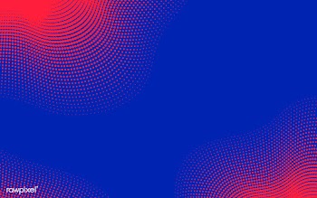Red and blue halftone background vector | Free stock vector - 523589