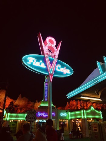 Red And Blue Neon Signage