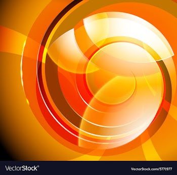 Red and gold abstract vector image