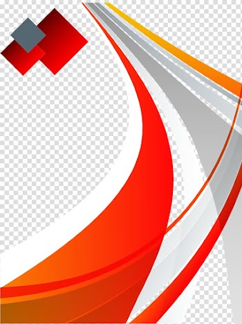 Red and gray curved line illustration, Poster Wave, Science and Technology Wave Border transparent background PNG clipart