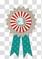 , red and gray ribbon sticker transparent background PNG clipart