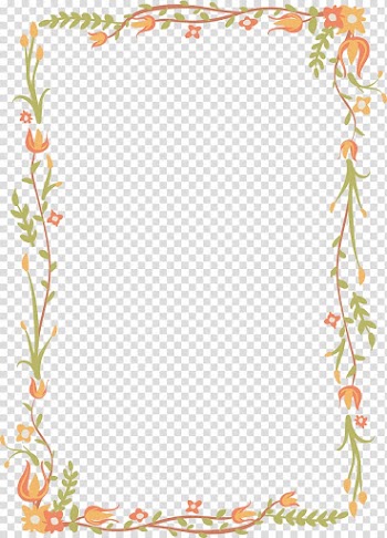 Red and green floral frame template, Flower Euclidean , Exquisite floral border transparent background PNG clipart