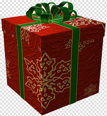 Red and green gift box, Christmas gift Christmas gift , Red and Gold Present with Green Bow transparent background PNG clipart