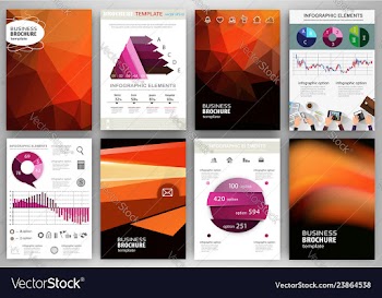 Red and orange backgrounds abstract concept vector image