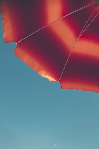 Red and Orange Umbrella