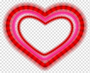 Red and pink heart illustration, , Shining Heart transparent background PNG clipart