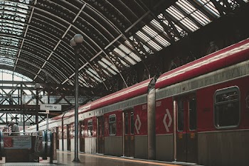 Red and Silver Train