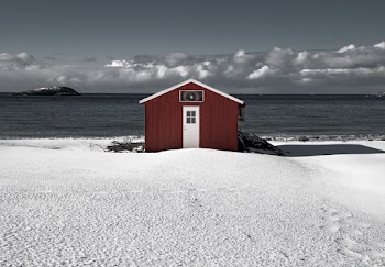 Red and White Barn House