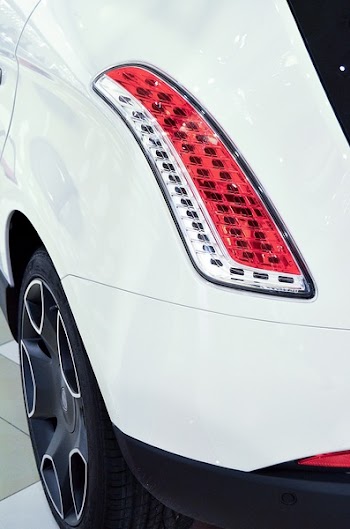 Red and White Car Tail Light