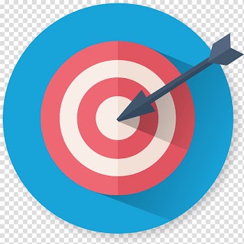 Red and white dartboard with arrow art, Digital marketing Business Information Sales, Target transparent background PNG clipart