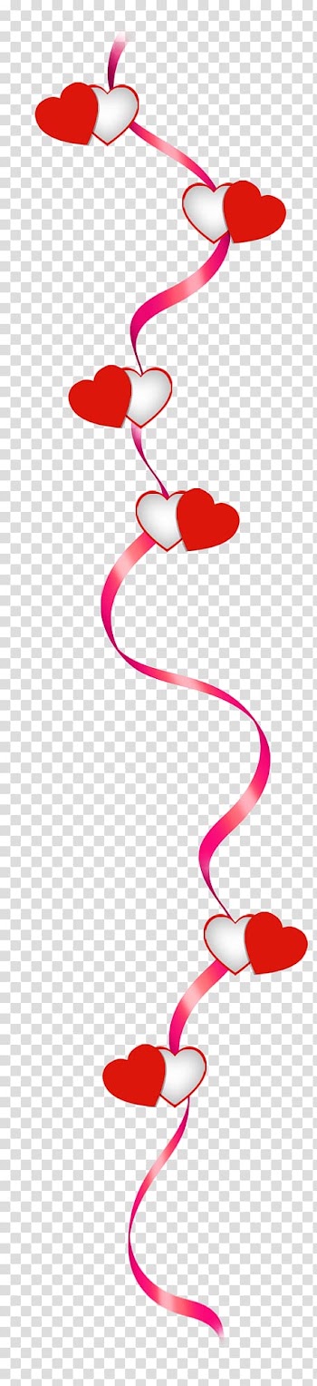 Red and white heart illustration, Sticker , Heart-shaped ornament transparent background PNG clipart