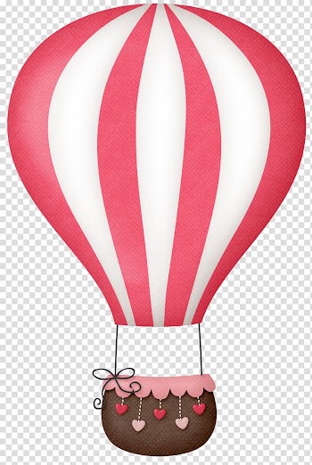 Red and white hot air balloon , Hot air balloon Pastel , hot air ballon transparent background PNG clipart