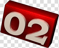 Red and white  light signage transparent background PNG clipart